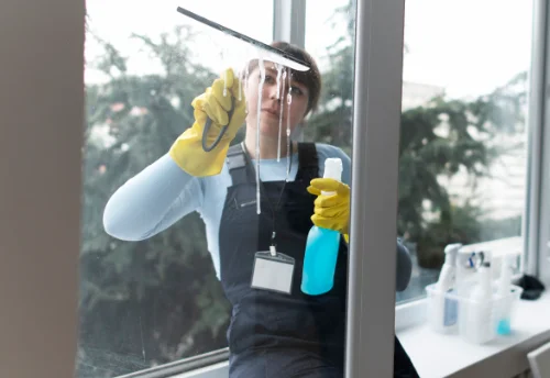 Nettoyage de vitres intérieures et extérieures à Saint-Médard-de-Presque